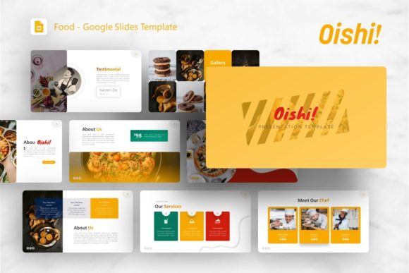Elevating Your Narrative with the Google Slides Template - Oishi
