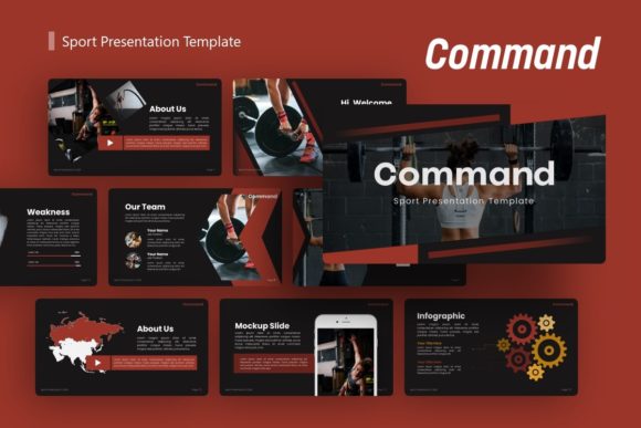 Evaluating Presentation Template - Command for Professional Use