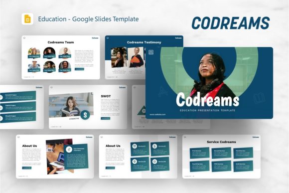 Google Slides Template - Codreams: A Practical Design Solution for Modern Presentations