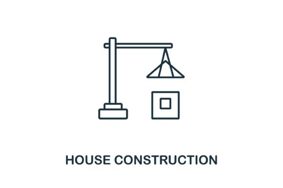 House Construction Icon: A Versatile Design Asset