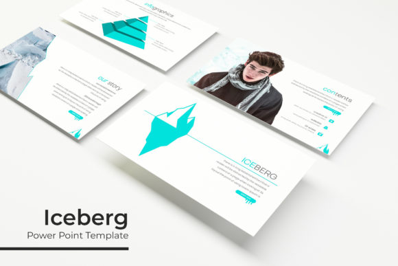 Iceberg Power Point Template: Strategic Communication for Complex Ideas