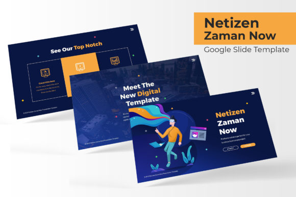Netizen Zaman Now Google Slide Template: A Comprehensive Asset for Modern Digital Storytelling