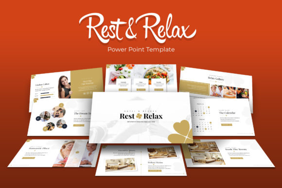 Rest Relax Power Point Template: Visual Calm